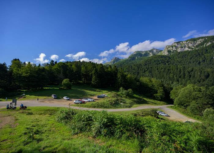 Le col de Marie-Blanque dans les Pyrénées Béarnaises