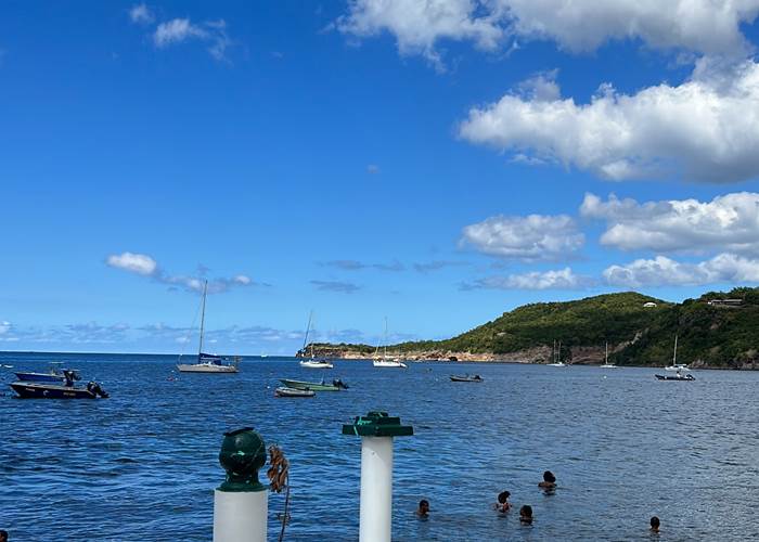 La plage chaude de Bouillante
