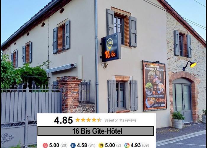 16 Bis gîte Hôtel Marssac sur Tarn-page