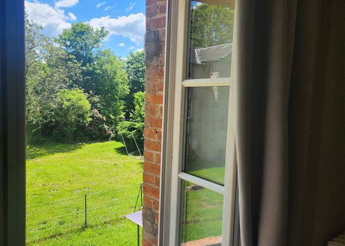 VUE SUR JARDIN DEPUIS CHAQUE CHAMBRE