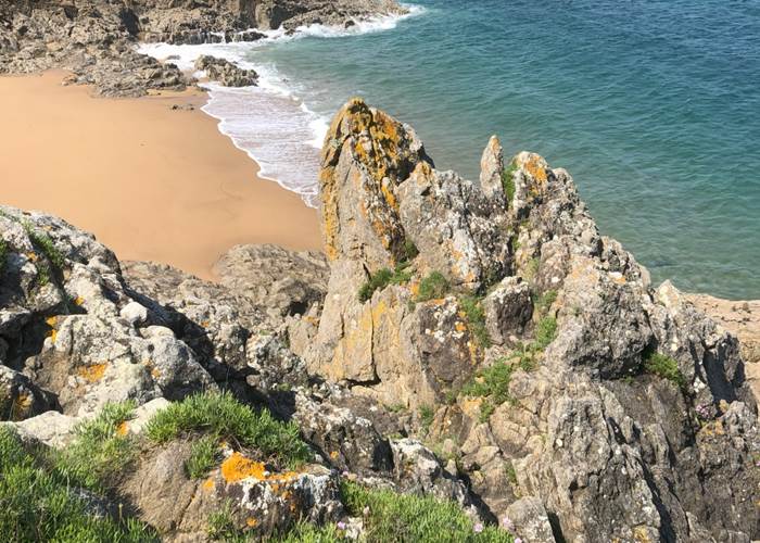 A proximité de la pointe du Grouin
