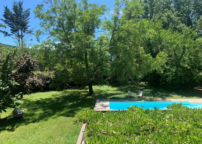 L'AUBERGE DU RANC: vue piscine