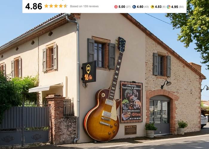 Pause Guitare 2026 Albi - 16 bis gite-hôtel