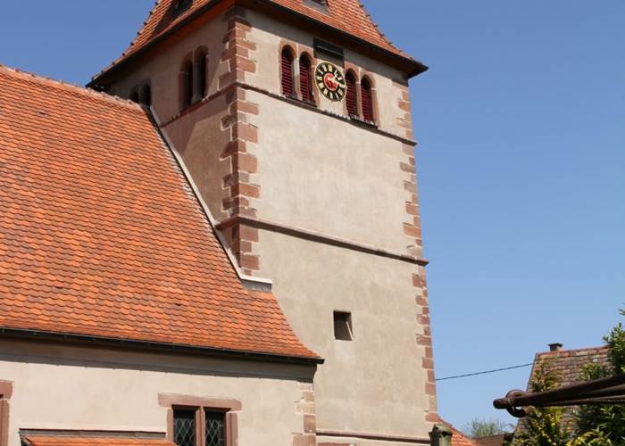 l'église romane et fortifiée de wintzenheim kochersberg