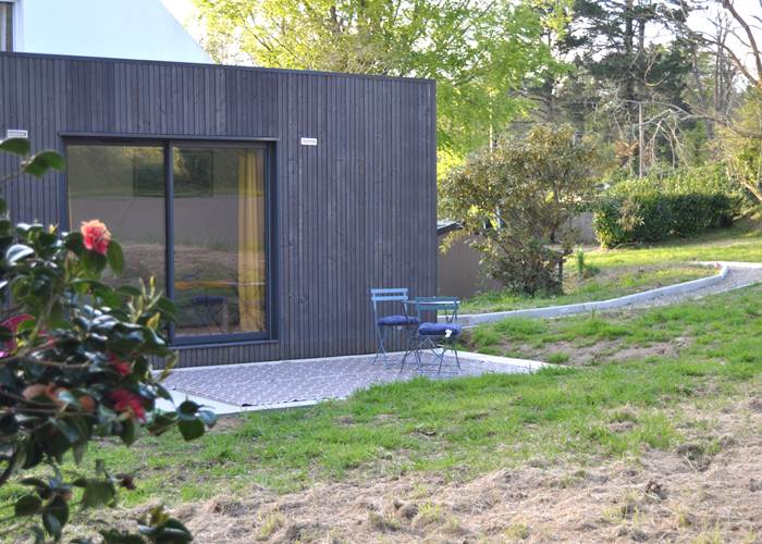 Ty Kerleguer - terrasse vue jardin