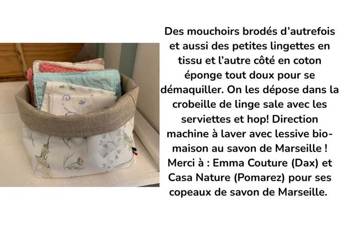 Lingettes démaquillantes