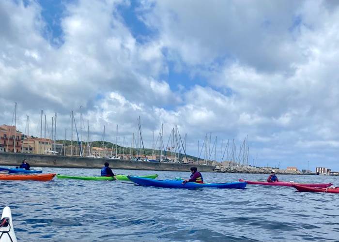 Jeux à Propriano avec Abbartello kayak en Corse