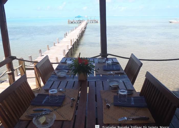 Terrasse Restaurant Boraha VIllage Ile Ste Marie Madagascar 05