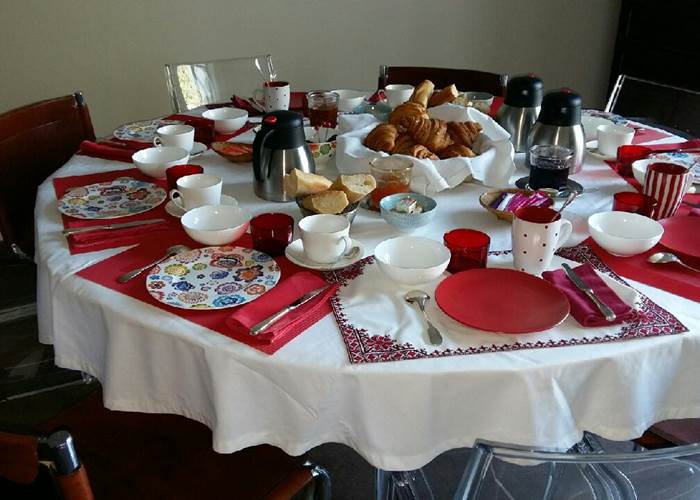 Table du petit-déjeuner