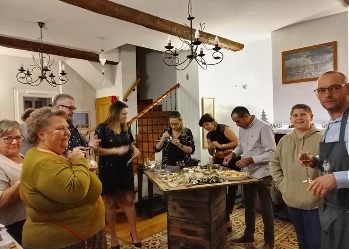 Table d'hôtes spéciale Fêtes de fin d'année à Le Coq du Nord Mailhac