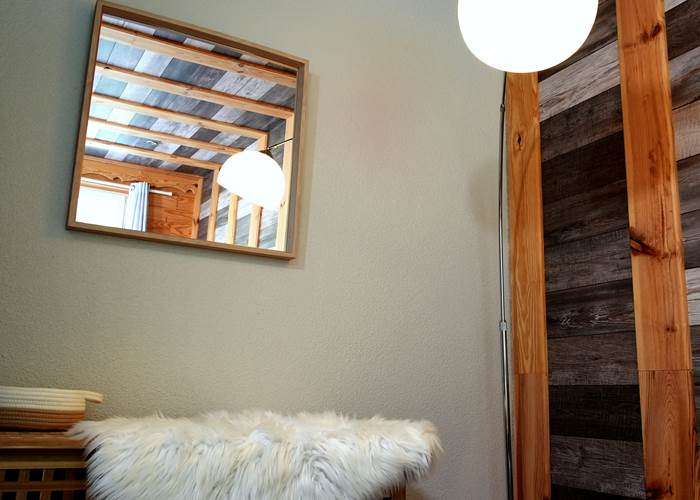 Chambre chaleureuse ambiance montagne Pyrénées