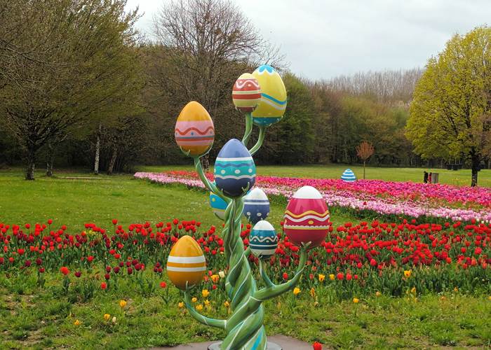 Décoration de Pâques Château de Cheverny