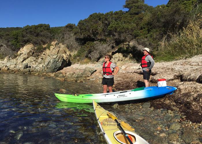 Abbartello kayak Corse vers Capriona