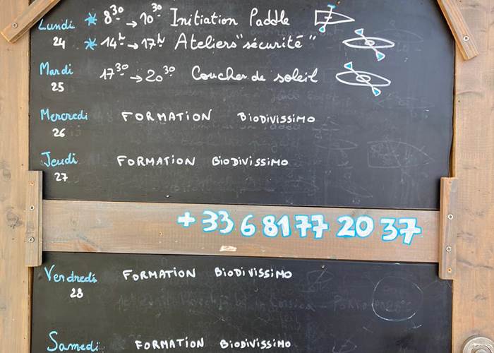 Abbartello kayak paddle  Corse programme dernière semaine de juin