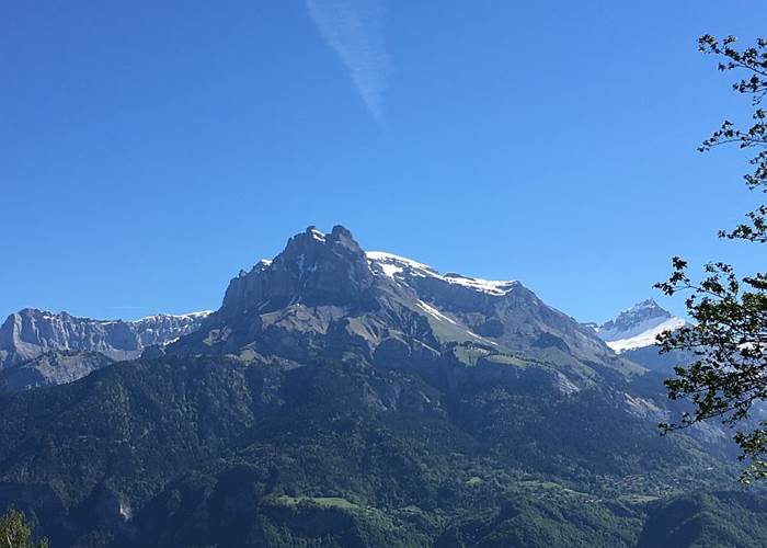 vue sur les aiguilles de Warens