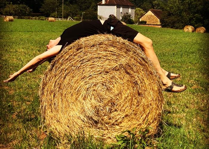 yoga à la campagne