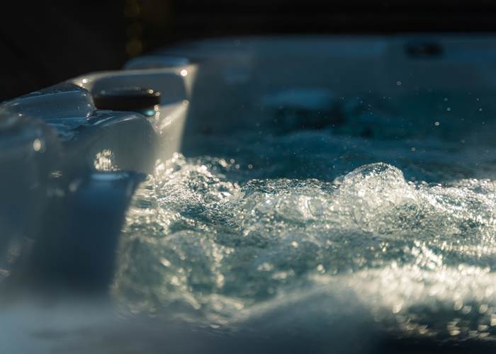 Le spa du quartier d'hiver