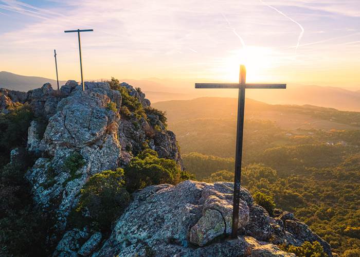 Les 3 croix - Rocher de Roquebrune