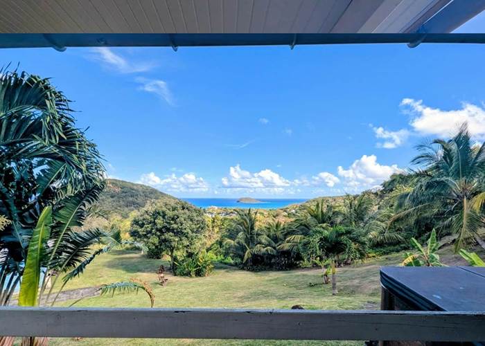 vue mer ilet Kahouane - Deshaies - Guadeloupe