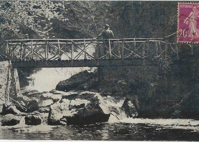 Carte postale vintage histoire parc vuillier correze tourisme tulle2