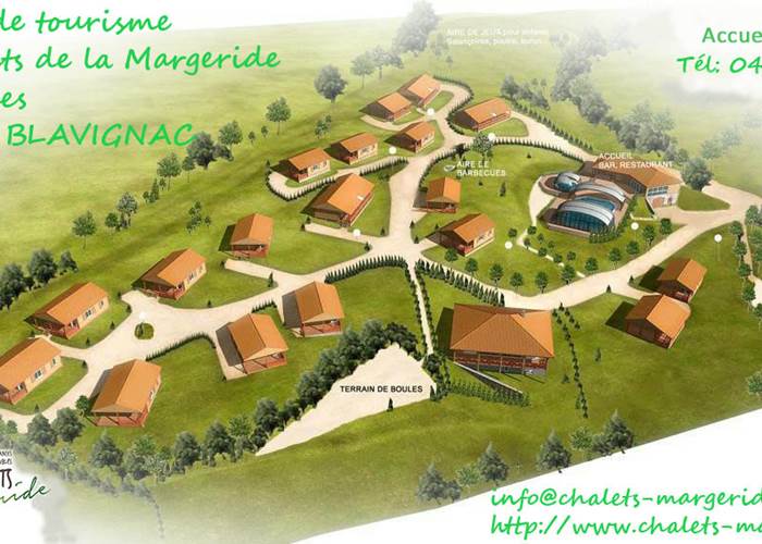 Plan 3D  du village