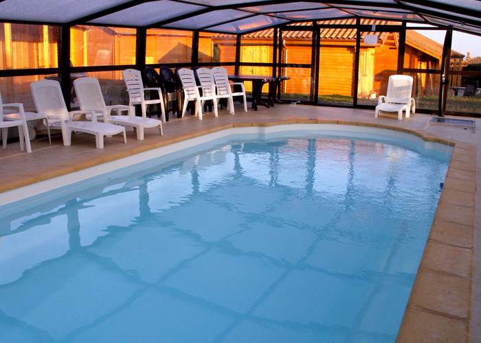 Piscine chauffée par Solarium