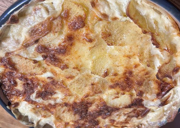En accompagnement : un bon gratin dauphinois