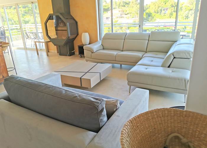 amazing south france riviera villa large double living room with fireplace