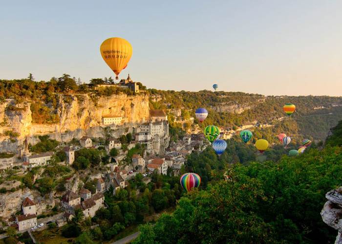 Montgolfiades à Rocamadour