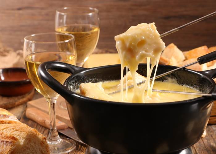 La fondue moitié-moitié