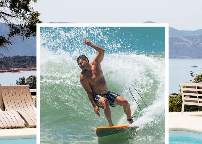 Sagone, le surf en Corse