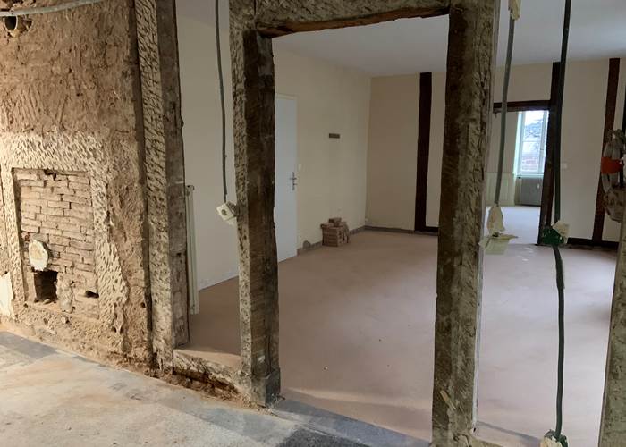 La future salle à manger