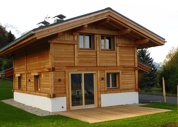 Chalet vu de l'extérieur