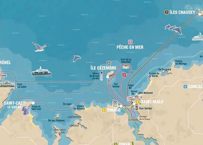 6) Croisière en Rance ou en mer