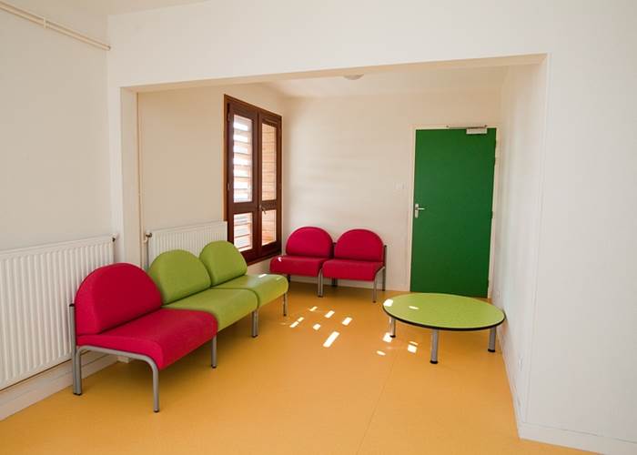 Hall d'accueil des hébergements