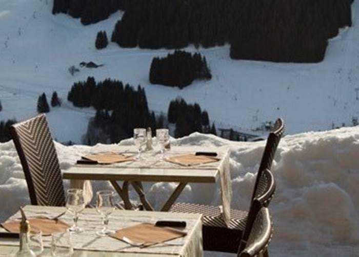 Vue sur départ Mont Rond