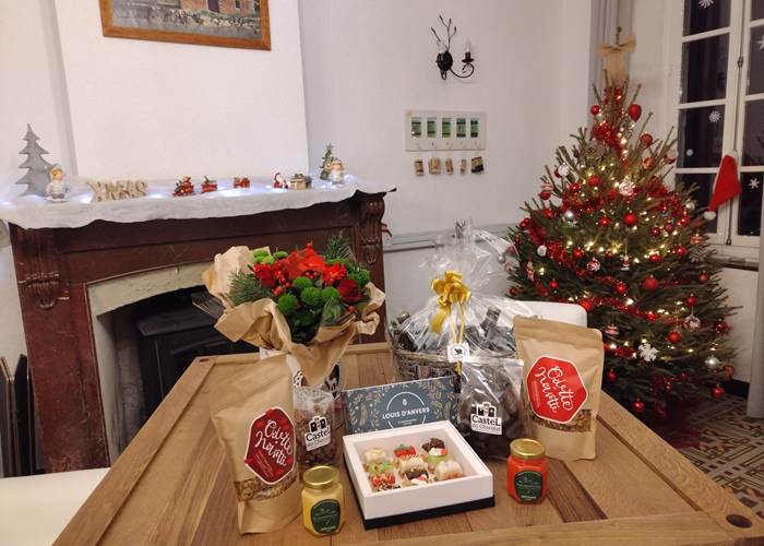 Ambiance de Noël à Le Coq du Nord-Mailhac