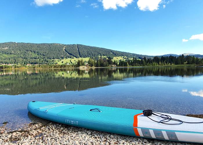 stand up paddle au lac des Rousses