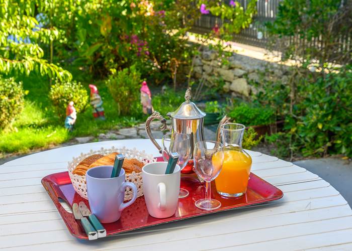 Terrasse sur jardin