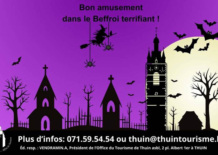 Le beffroi terrifiant durant la période d'Halloween