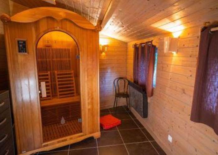 Espace détente : sauna infrarouge