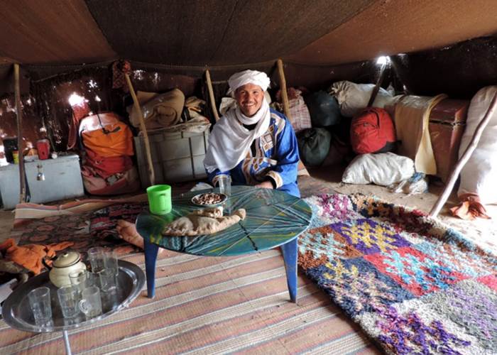 Dans un campement nomade