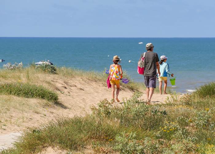 plage famille saint jean de monts vendée