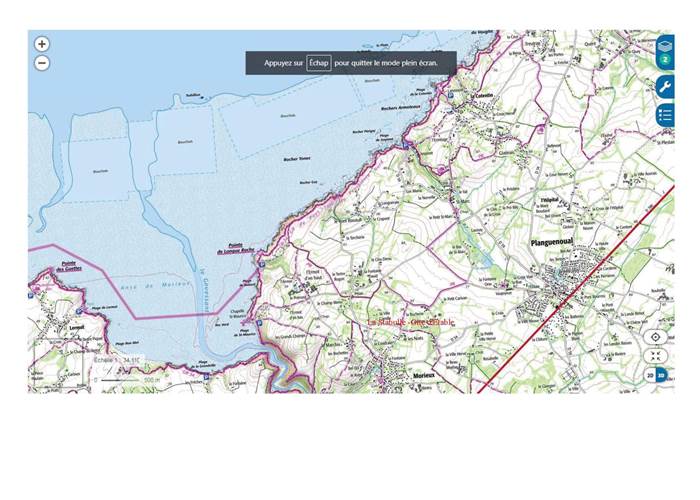 Carte extrait Géoportail