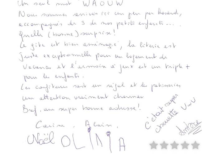 Carine, Alain, Noël, Olivia - papier - 02/2021