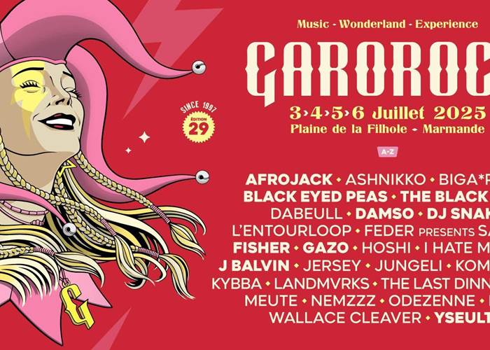 la programmation du GAROROCK 2025