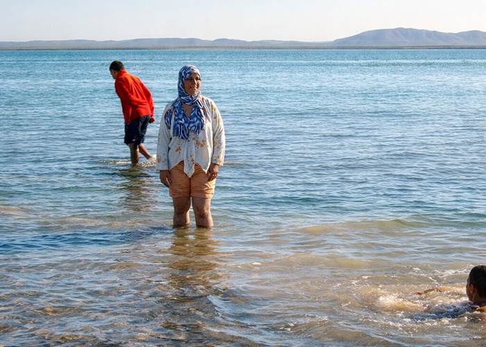 Au bord du lac Dayet
