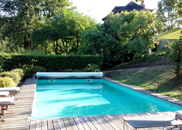 La piscine.