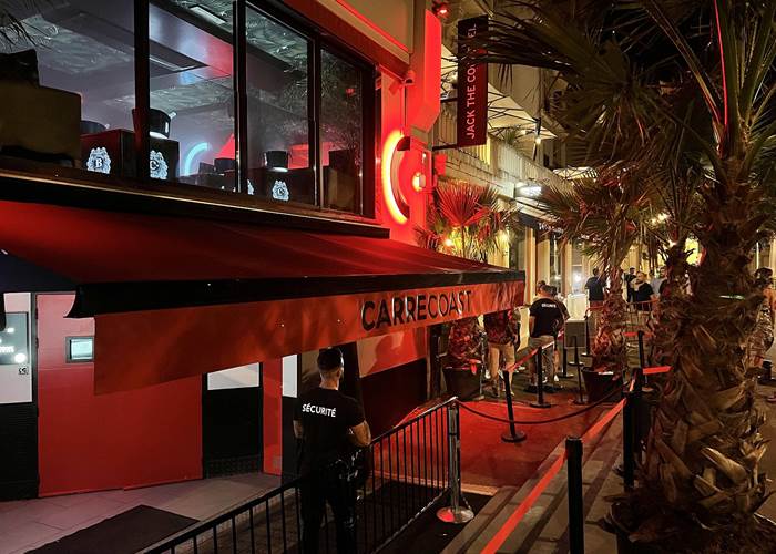 Discothèque Le Carré Coast, côté plage