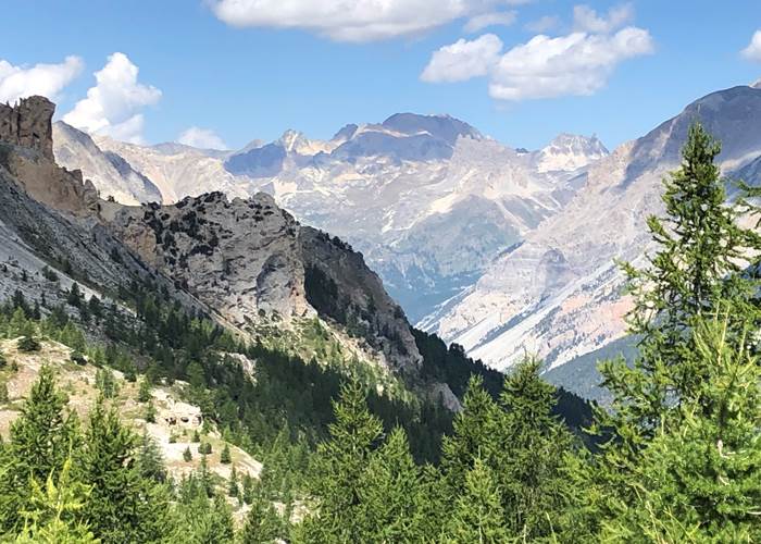 Vue sur la vallée de la Clarée